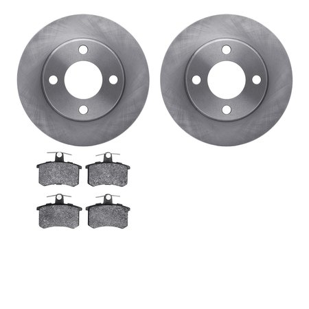 DYNAMIC FRICTION CO 6602-73031, Rotors with 5000 Euro Ceramic Brake Pads 6602-73031